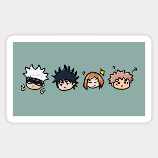 Anime Inspired Simple Chibis Magnet